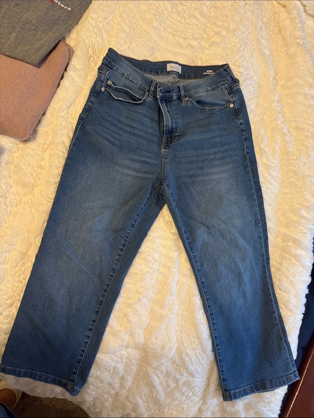 Nicole Miller Straight-Leg Women's Jeans in Blue Wash